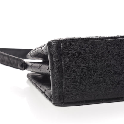 Chanel Caviar Quilted Shoulder Bag Black 10 of 12