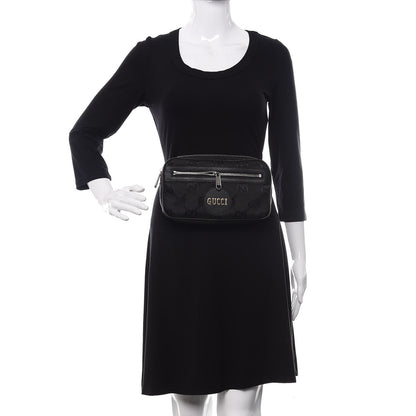 Gucci Econyl Nylon Monogram Off The Grid Belt Bag Black 2 of 10