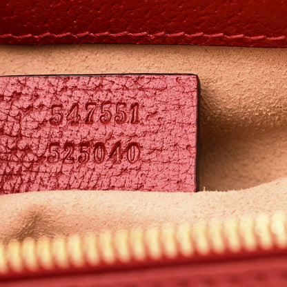 Gucci GG Supreme Monogram Flora Web Small Ophidia Tote Bag Red 7 of 11