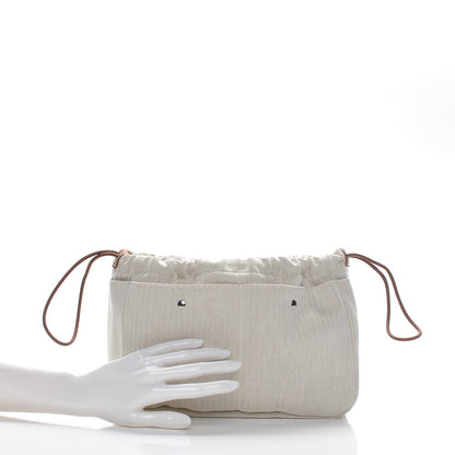 Hermes Canvas Barenia Fourbi 25 MM Pouch Naturel Fauve 2 of 8