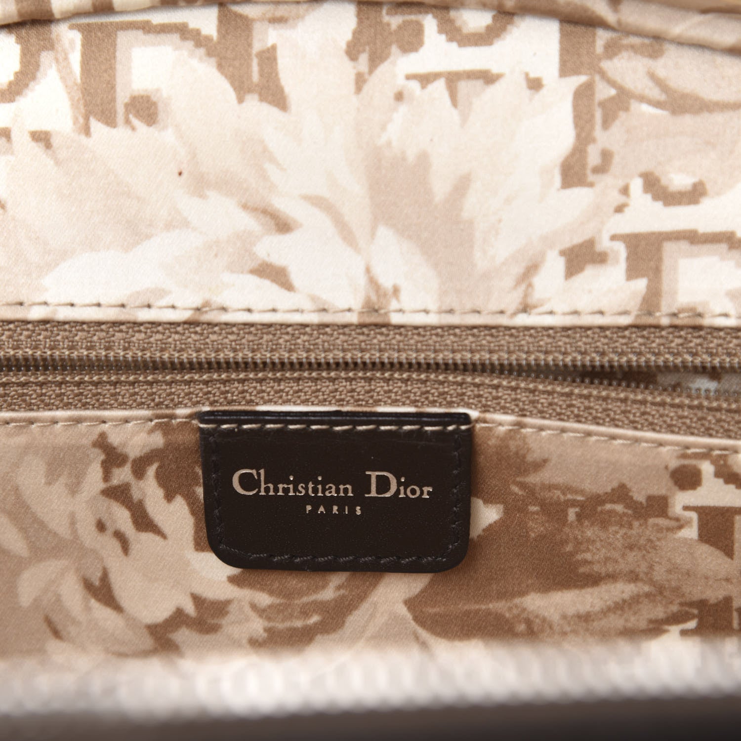 Christian Dior Calfskin Medium Detective Satchel Brown 9 of 11
