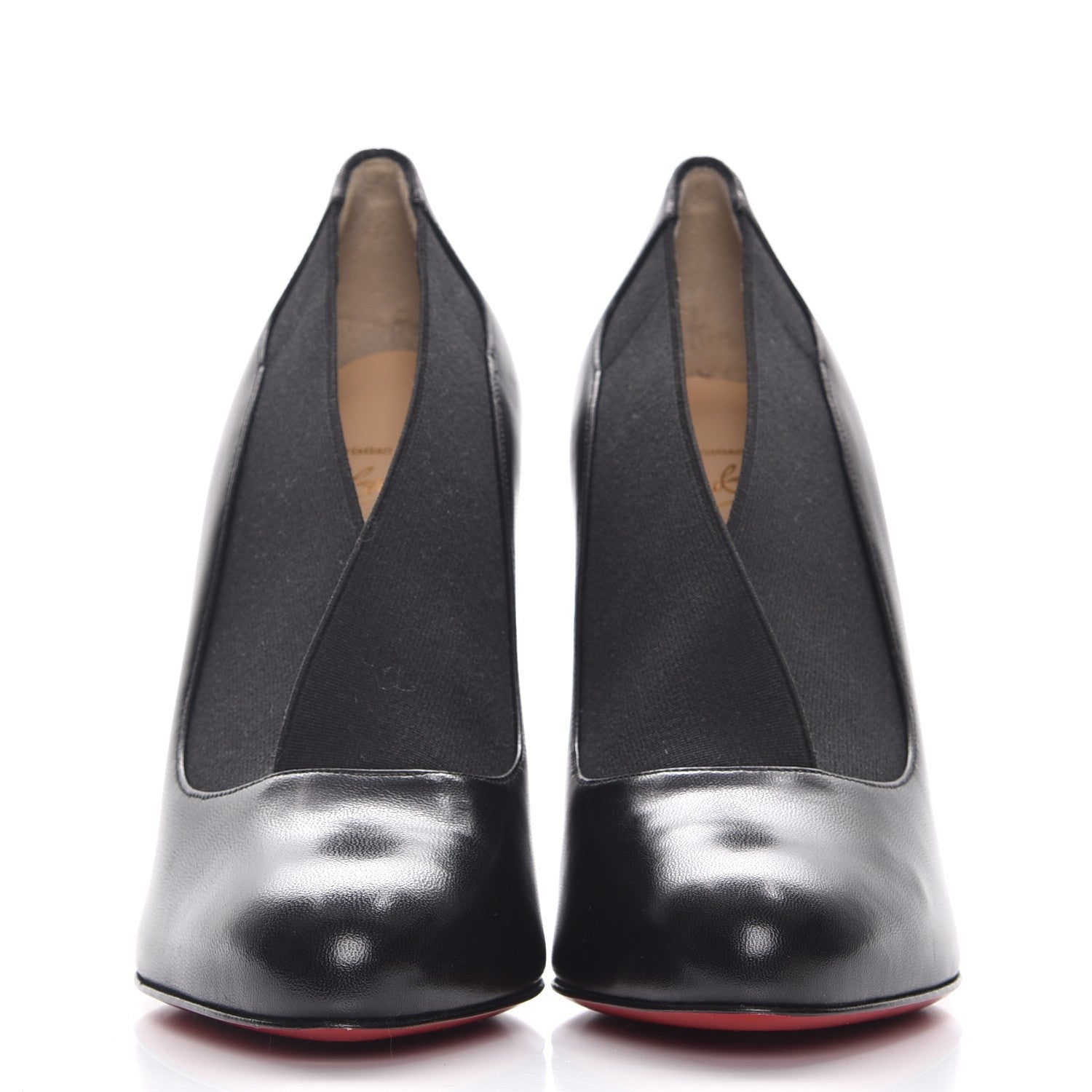 Christian Louboutin Shiny Nappa Toot Couverte 100 Pumps 36 Black 2 of 7