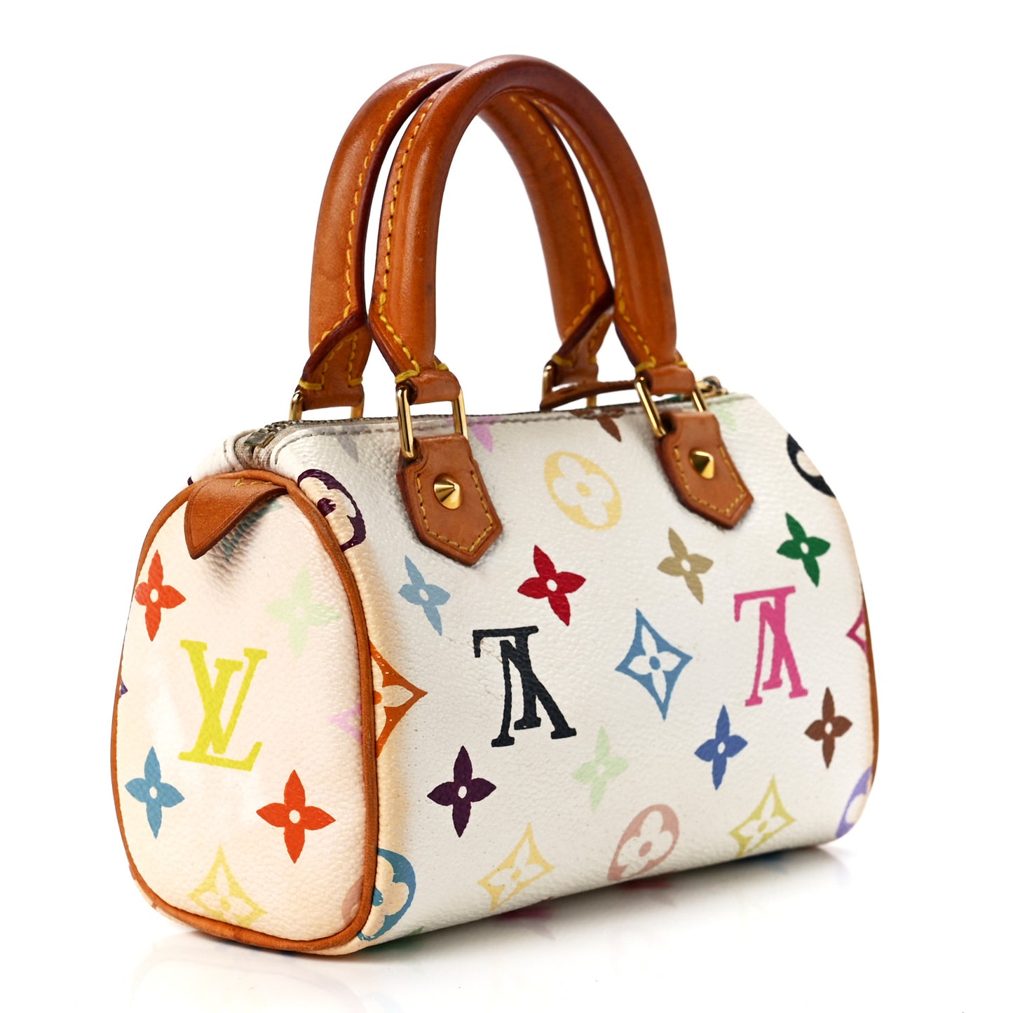 Monogram Multicolor Mini Sac HL Speedy White