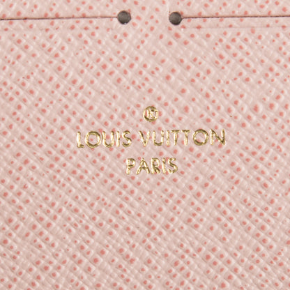 Louis Vuitton Calfskin Felicie Card Holder Insert Rose Ballerine 6 of 6