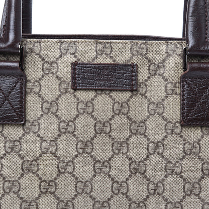 Gucci GG Plus Monogram Small Vertical Tote Dark Brown 10 of 10
