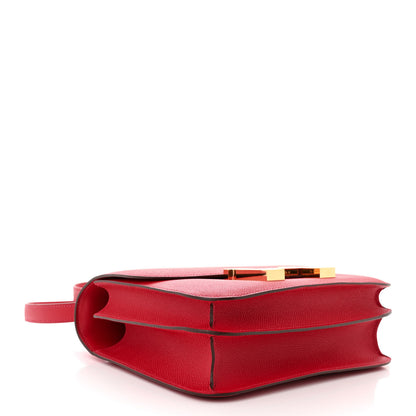 Hermes Epsom Constance 24 Rouge Casaque 4 of 11