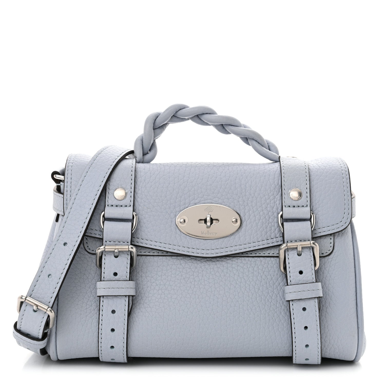 Mulberry Heavy Grain Mini Alexa Poplin Blue 1 of 9