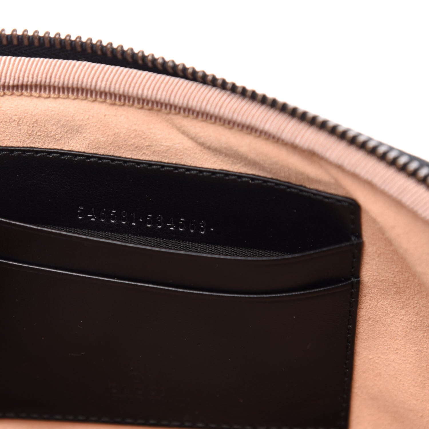 Gucci Calfskin Matelasse Mini GG Marmont Chain Crossbody Bag Black 9 of 13