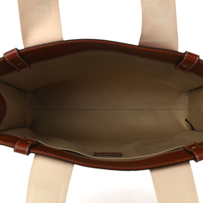 Chloe Calfskin Medium Woody Ribbon Tote Sepia Brown 5 of 11