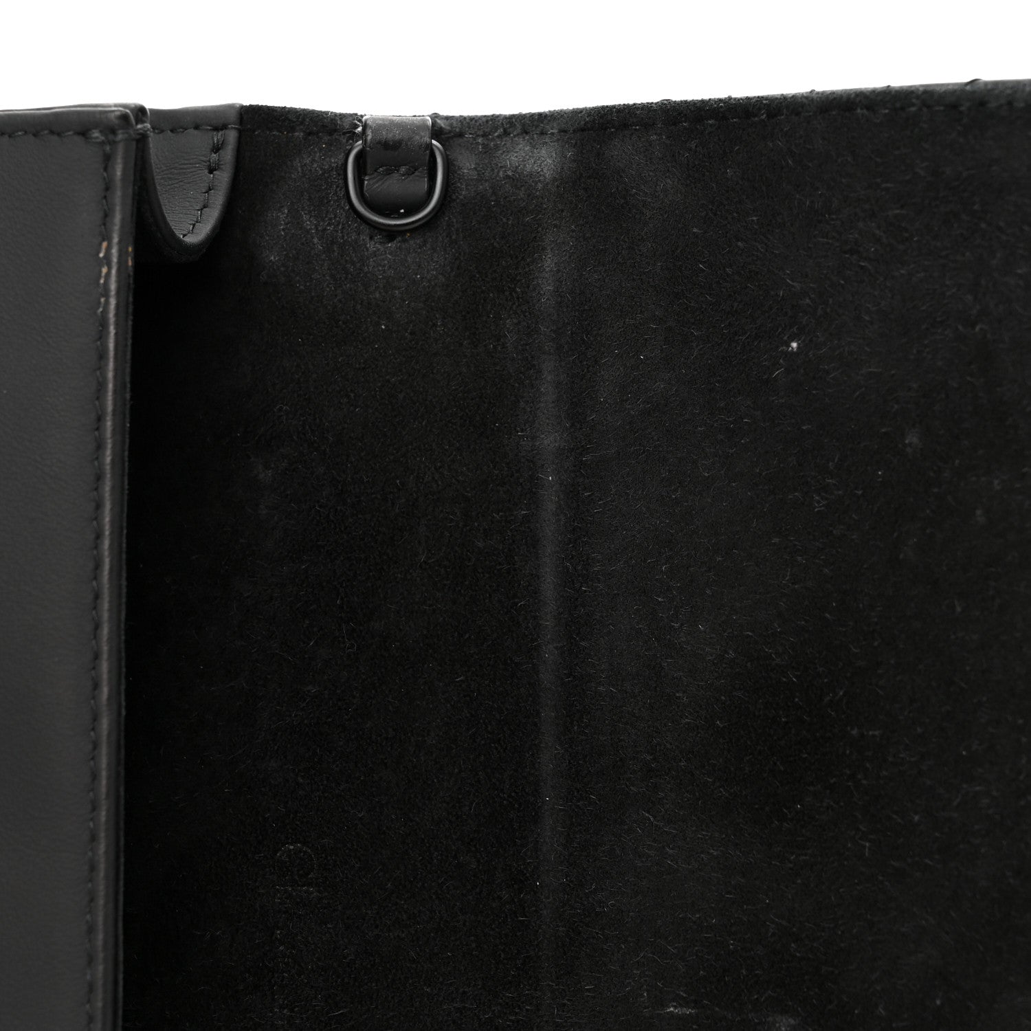 Christian Dior Ultra Matte Calfskin Cannage Lady Dior Clutch Black 11 of 12