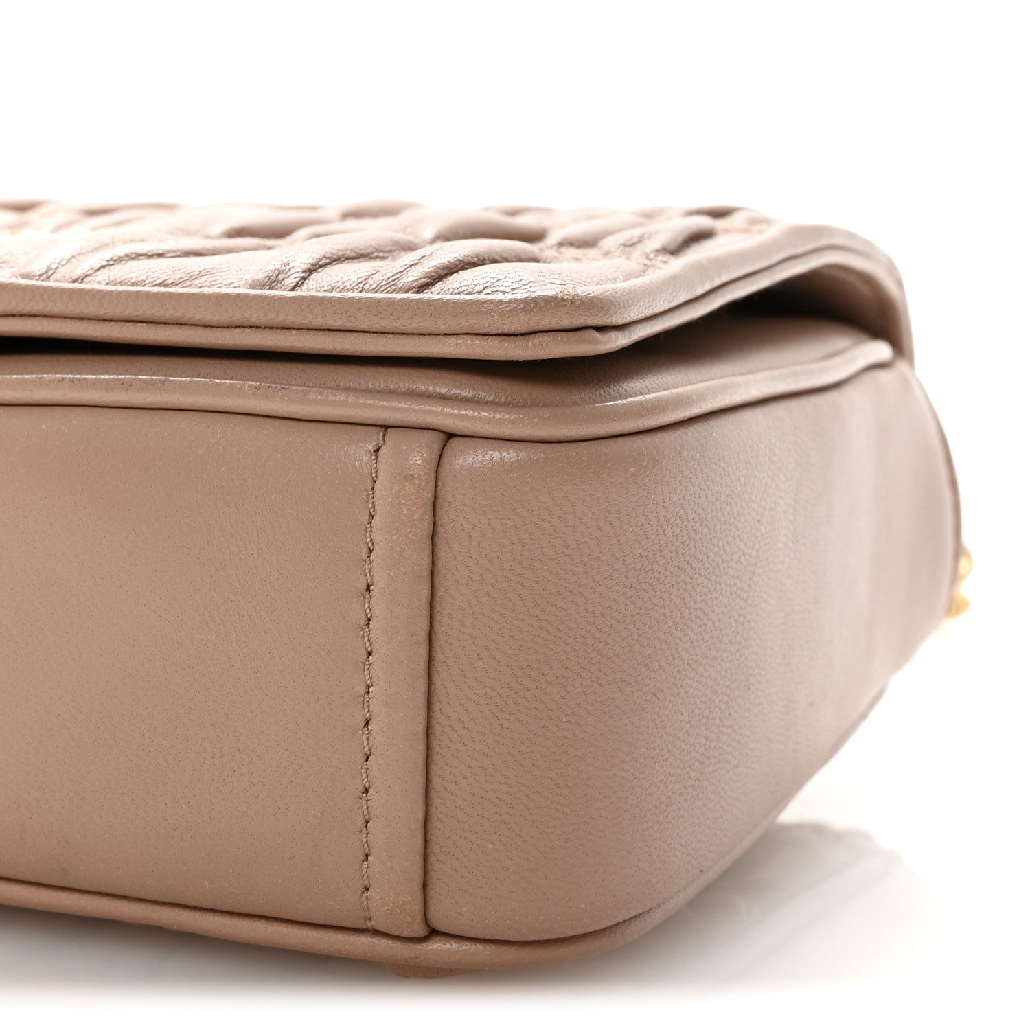 Prada Nappa Gaufre Flap Cipria 1860474 – FASHIONPHILE