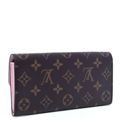 Louis Vuitton Monogram Emilie Wallet Rose Ballerine 2 of 5