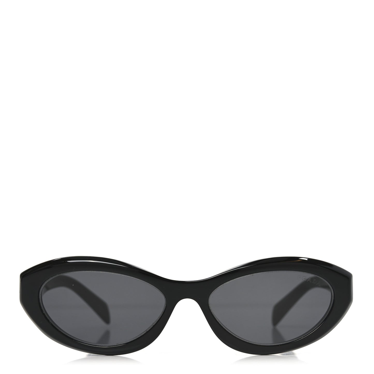 Acetate Oval Sunglasses SPR 26Z Black