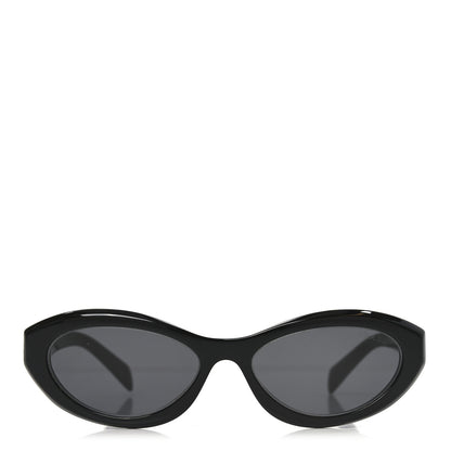 Prada Acetate Oval Sunglasses SPR 26Z Black 2 of 7