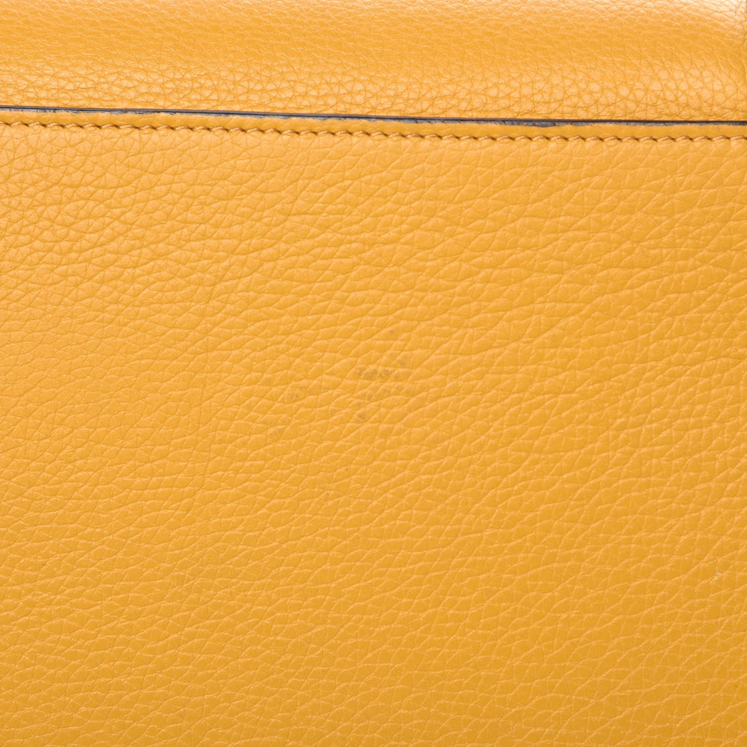Celine Drummed Calfskin Mini Luggage Ocre 16 of 23