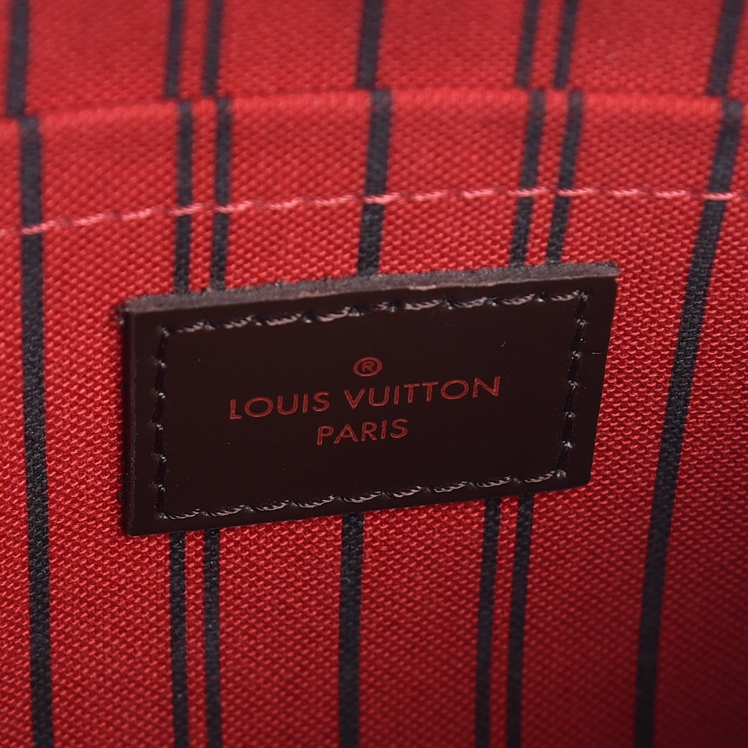 Louis Vuitton Damier Ebene Neverfull MM GM Pochette 6 of 8