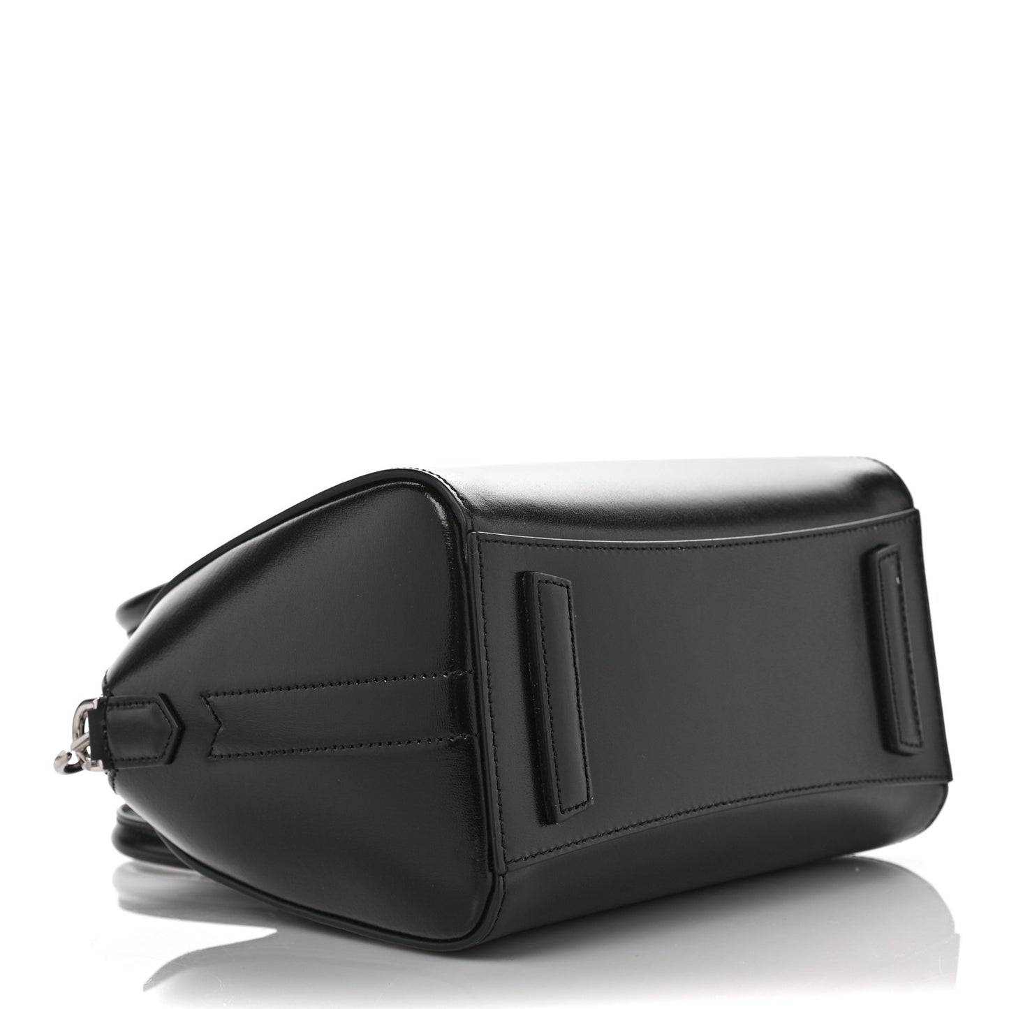 Shiny Lord Calfskin Mini Antigona Black