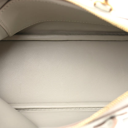Hermes Ostrich Bolide Mini 1923 Gris Perle 5 of 10
