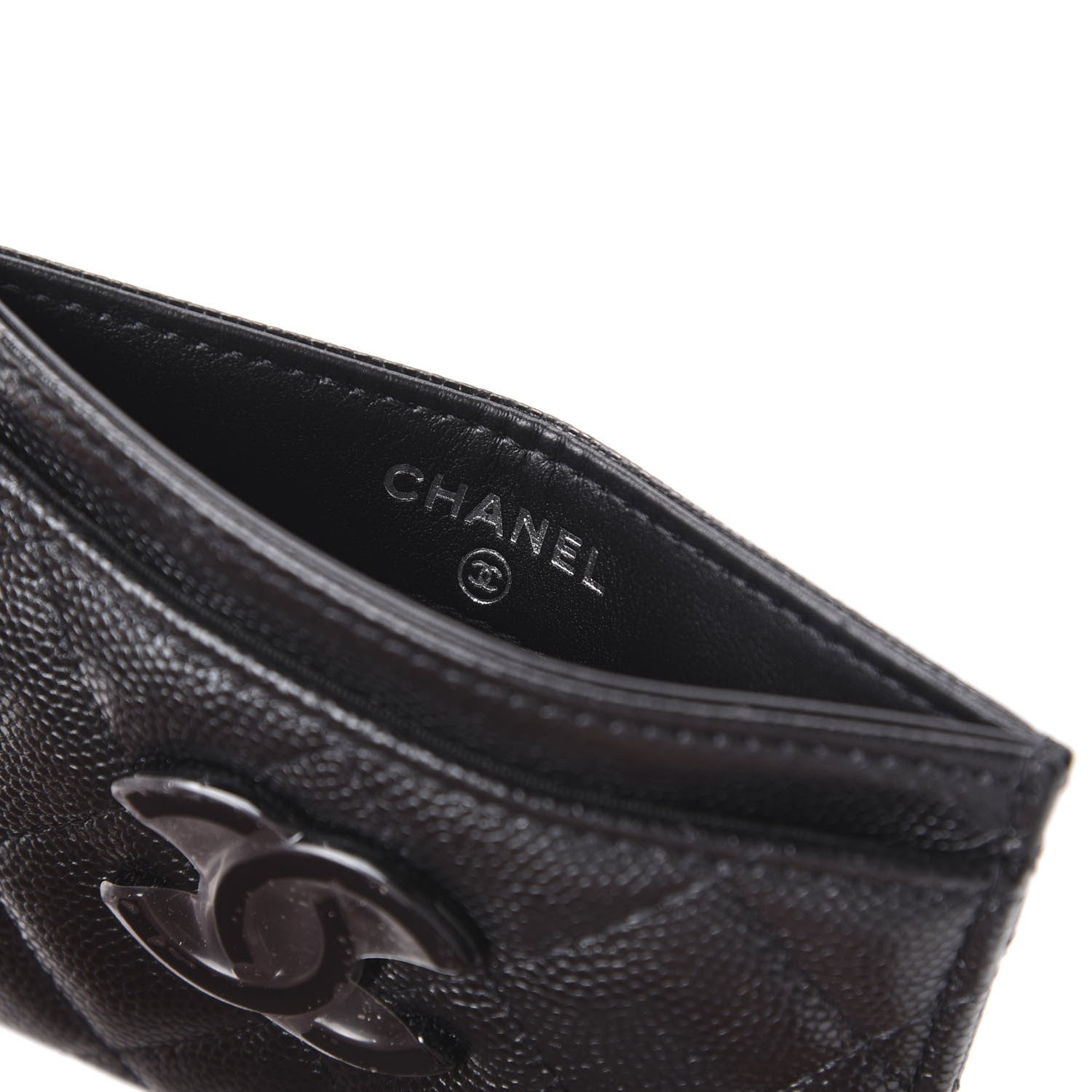 Chanel Caviar Quilted My Everything Card Holder Black 8 of 10