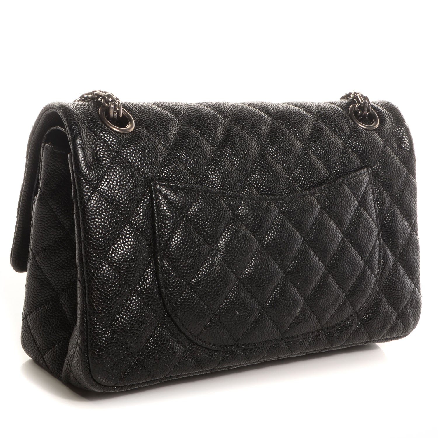 Chanel Caviar Quilted 2.55 Reissue 255 Black 4 of 10