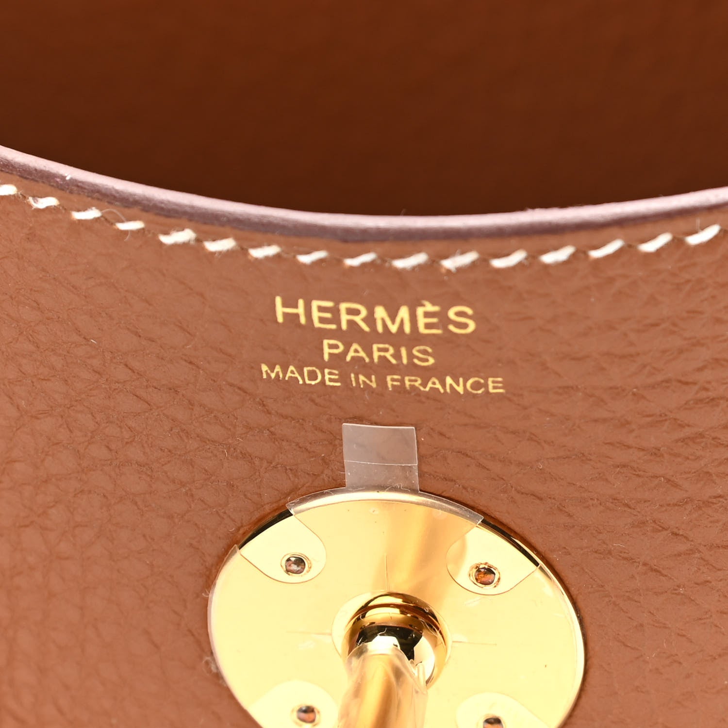 Hermes Taurillon Clemence Lindy 26 Gold 6 of 11