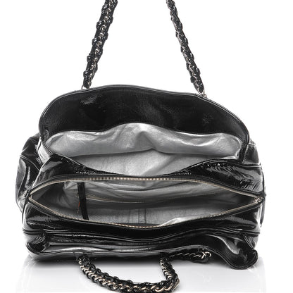 Chanel Patent Calfskin Large Luxe Ligne Tote Black 5 of 7