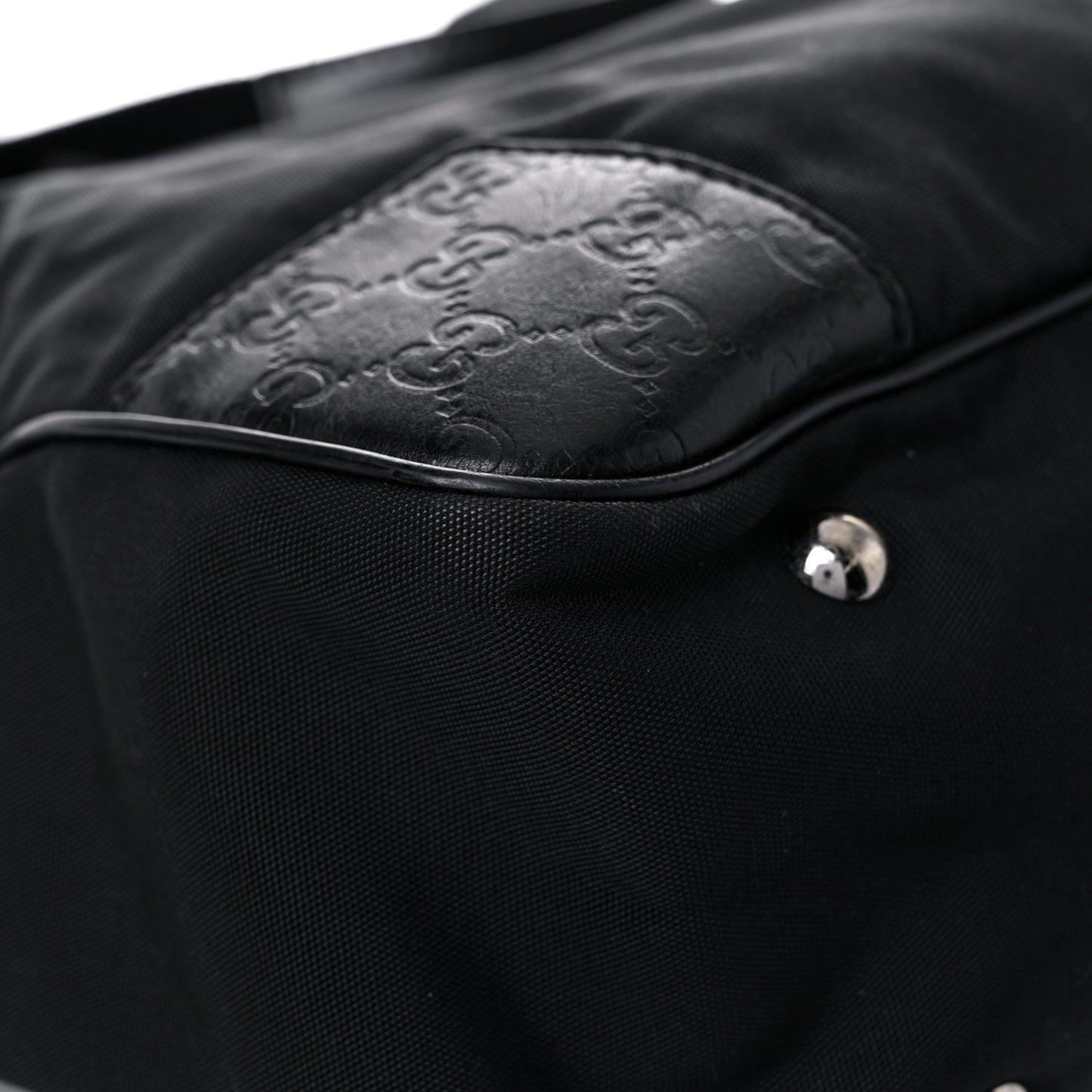 Guccissima Nylon Briefcase Black