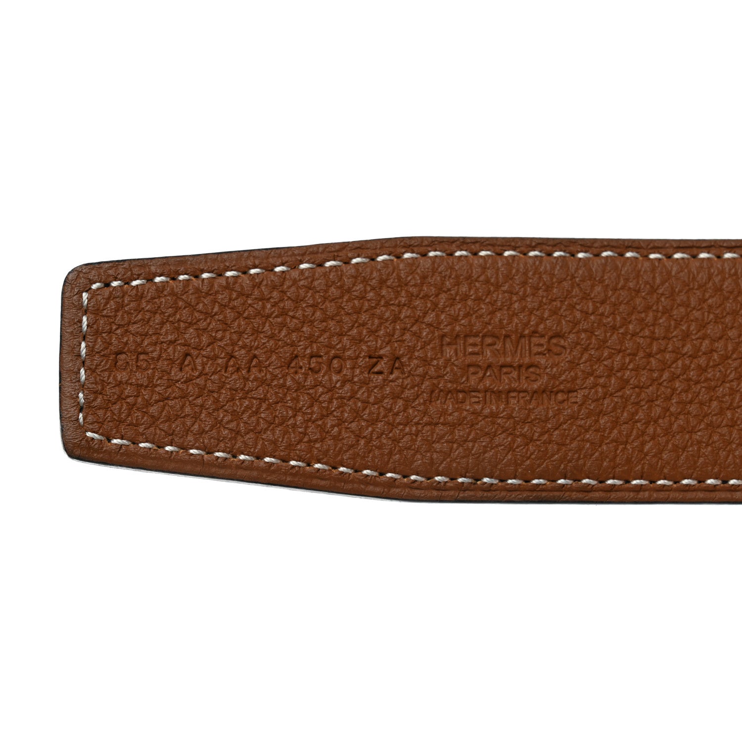 Hermes Box Togo 32mm H Belt 85 Black Gold 6 of 8