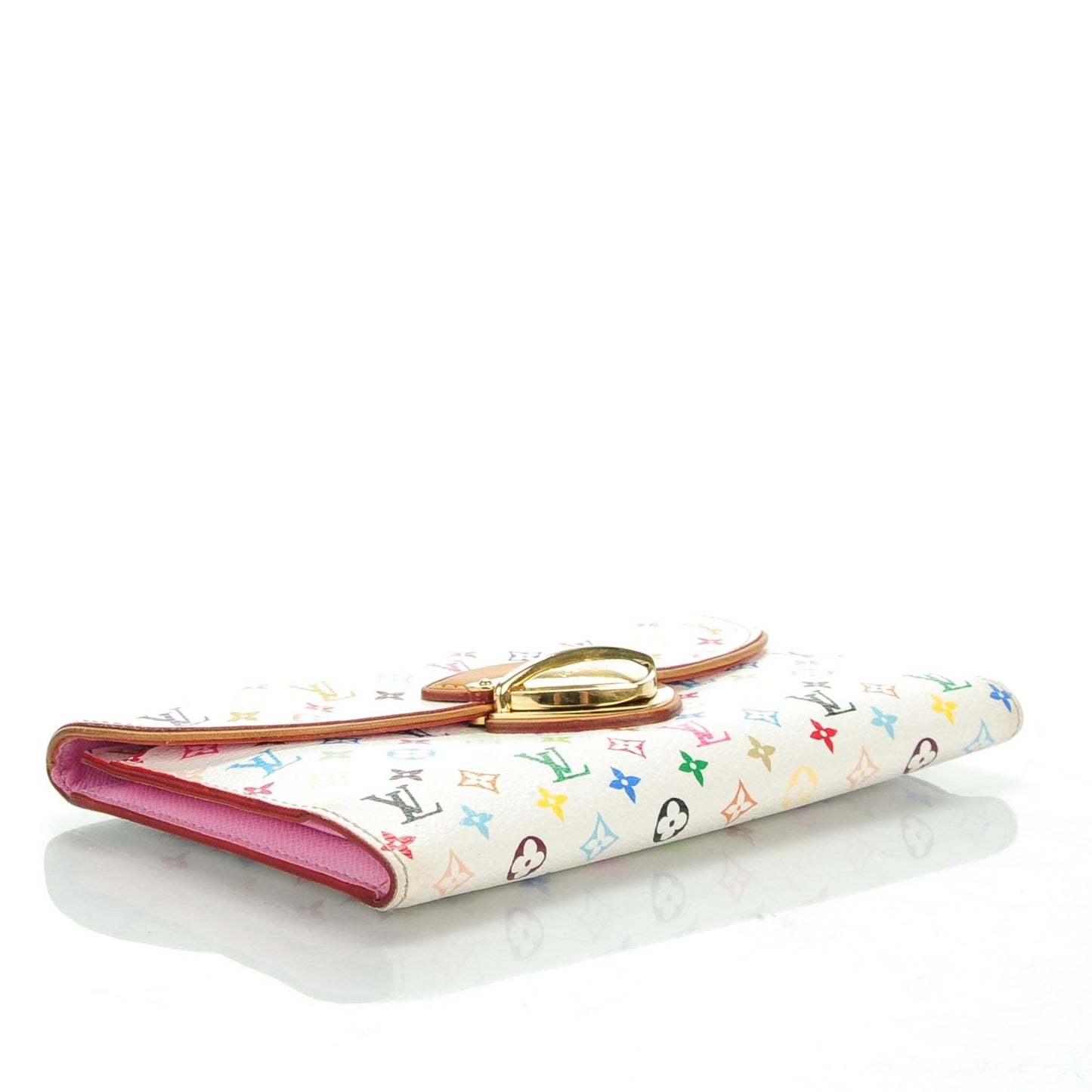 Monogram Multicolor Eugenie Wallet White Litchi