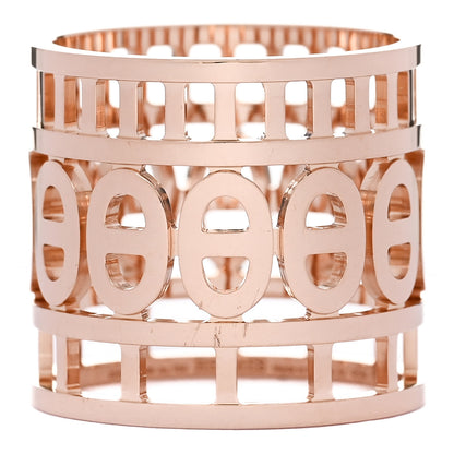 Hermes 18K Rose Gold Chaine d'Ancre Divine Ring 52 6 1 of 4
