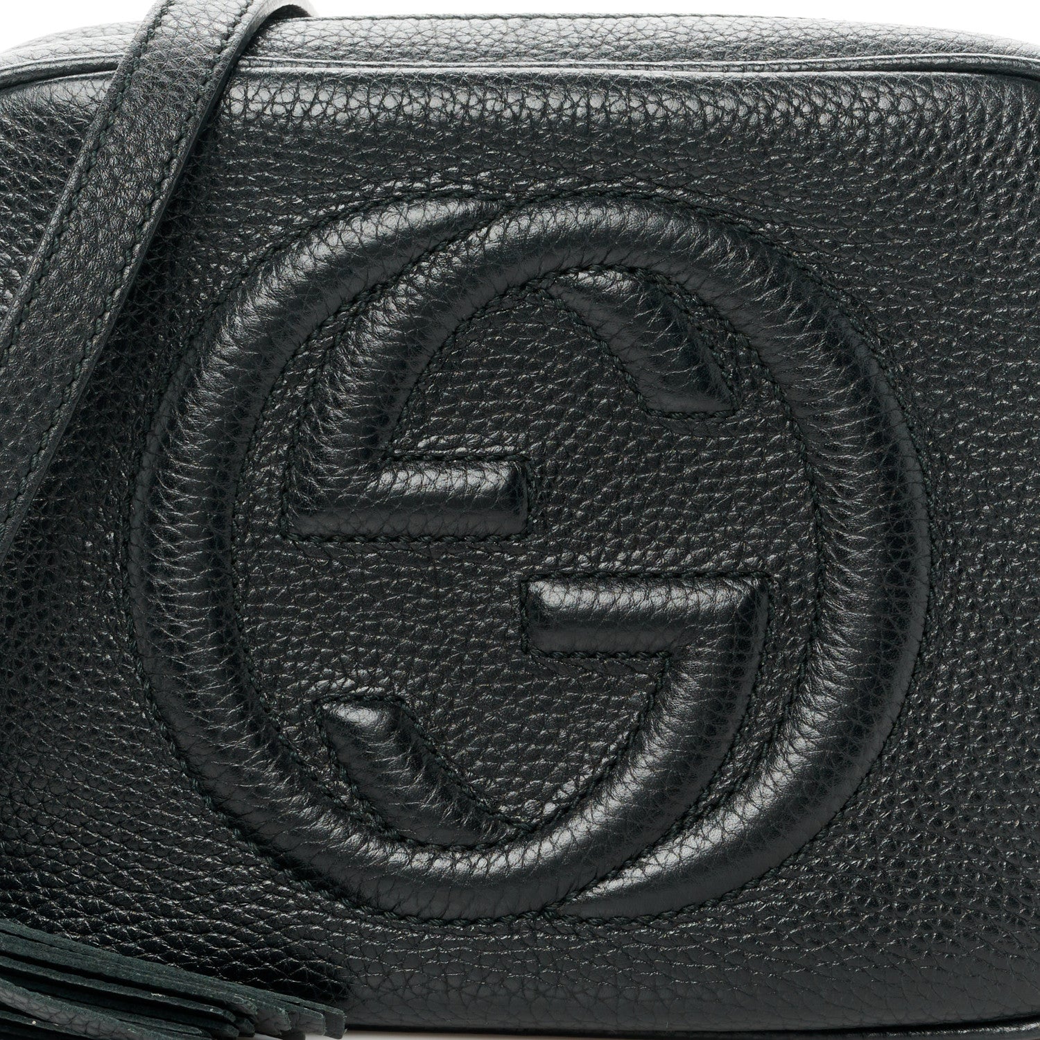 Gucci Pebbled Calfskin Small Soho Disco Bag Black 8 of 10