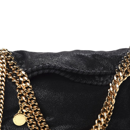 Stella McCartney Shaggy Deer Mini Falabella Fold Over Tote Black 10 of 10
