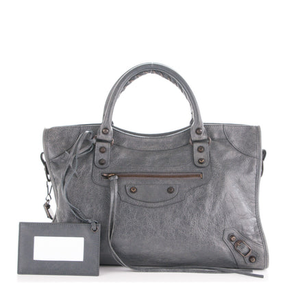 Balenciaga Agneau Classic Hardware City Gris Tarmac 1 of 7