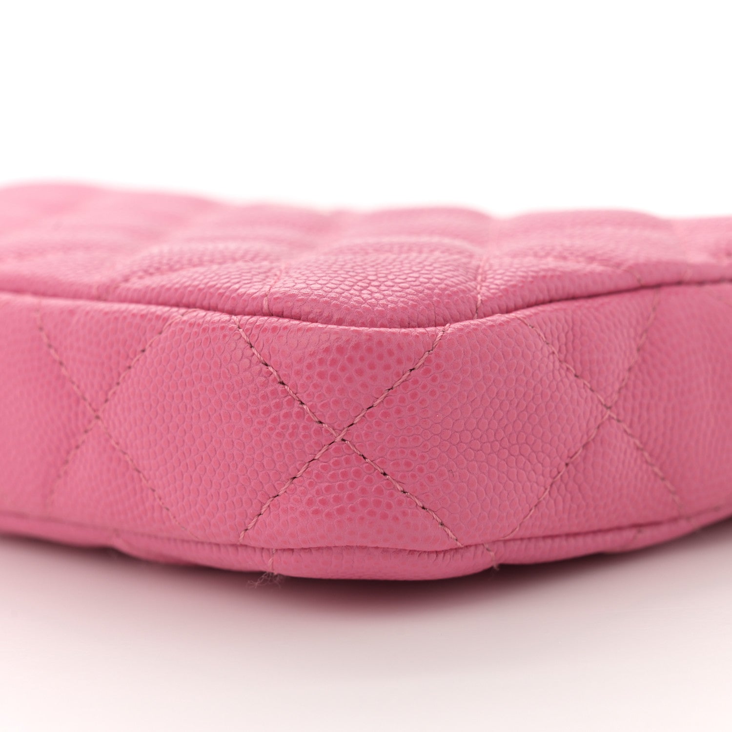 Chanel Caviar Quilted Small Clutch With Chain Pink 11 of 11