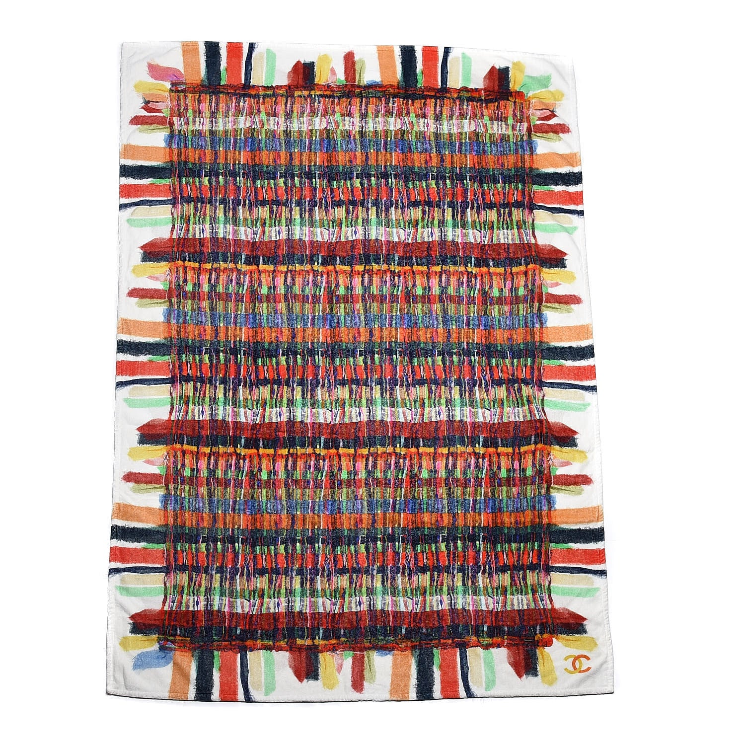 Chanel Cotton CC Beach Towel Multicolor 1 of 5