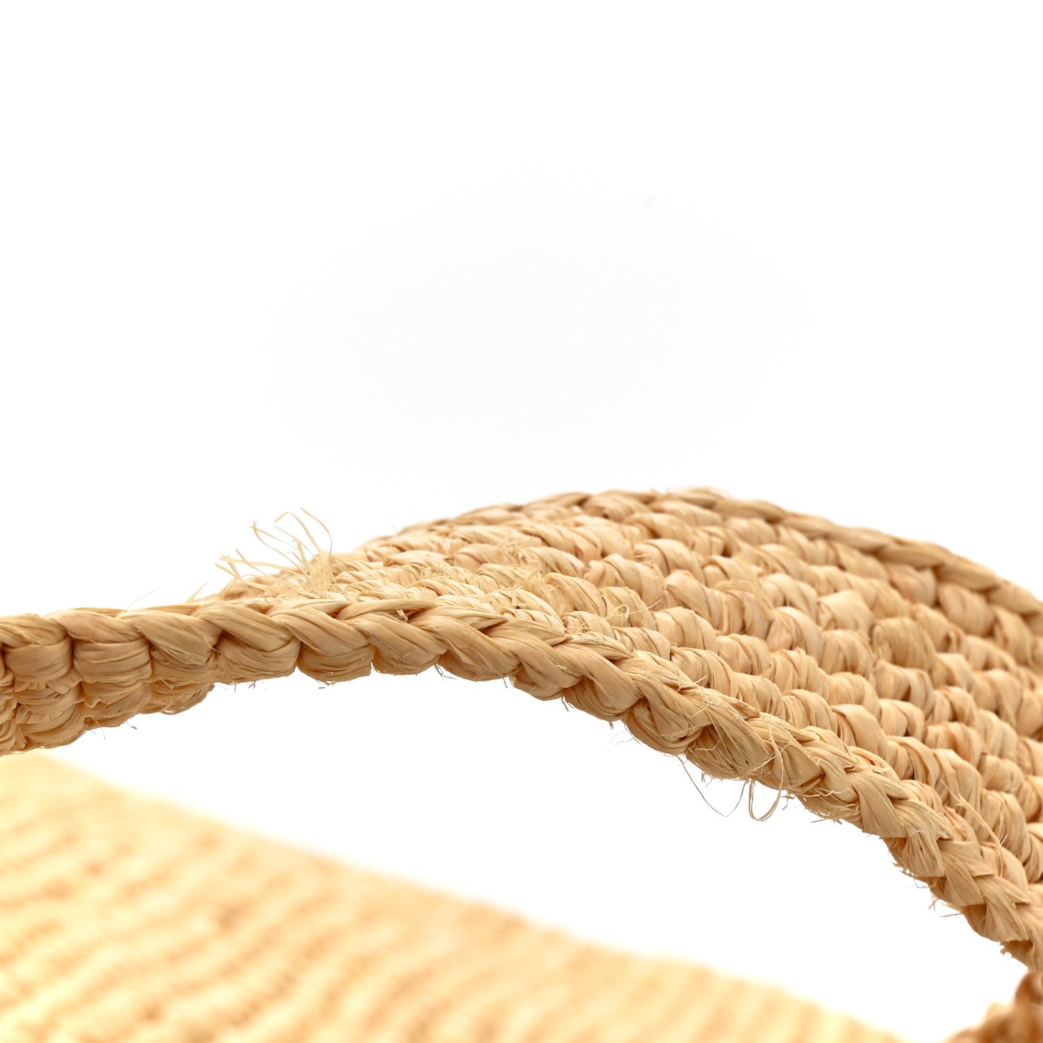 Loewe Raffia Slit Tote Bag Natural Tan 10 of 12