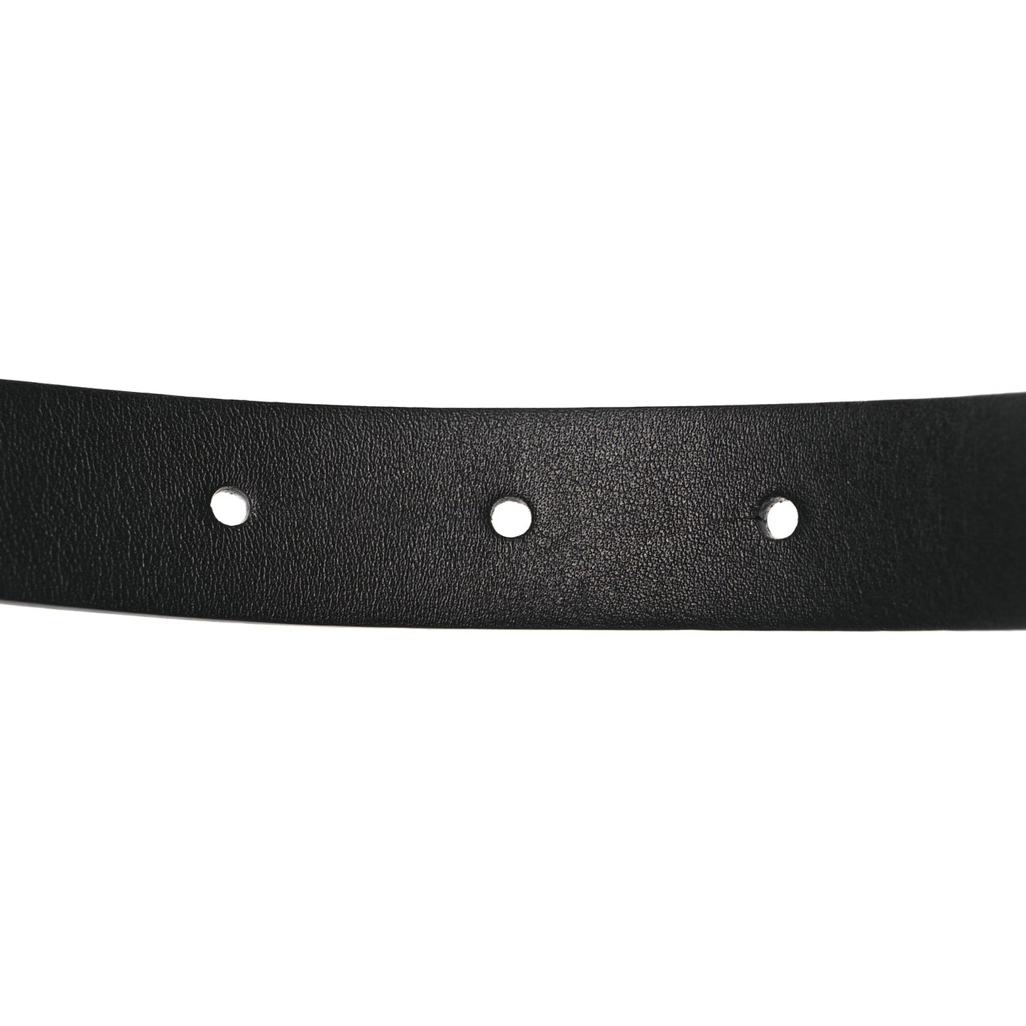 Calfskin Quilted CC Belt 75 30 Black White