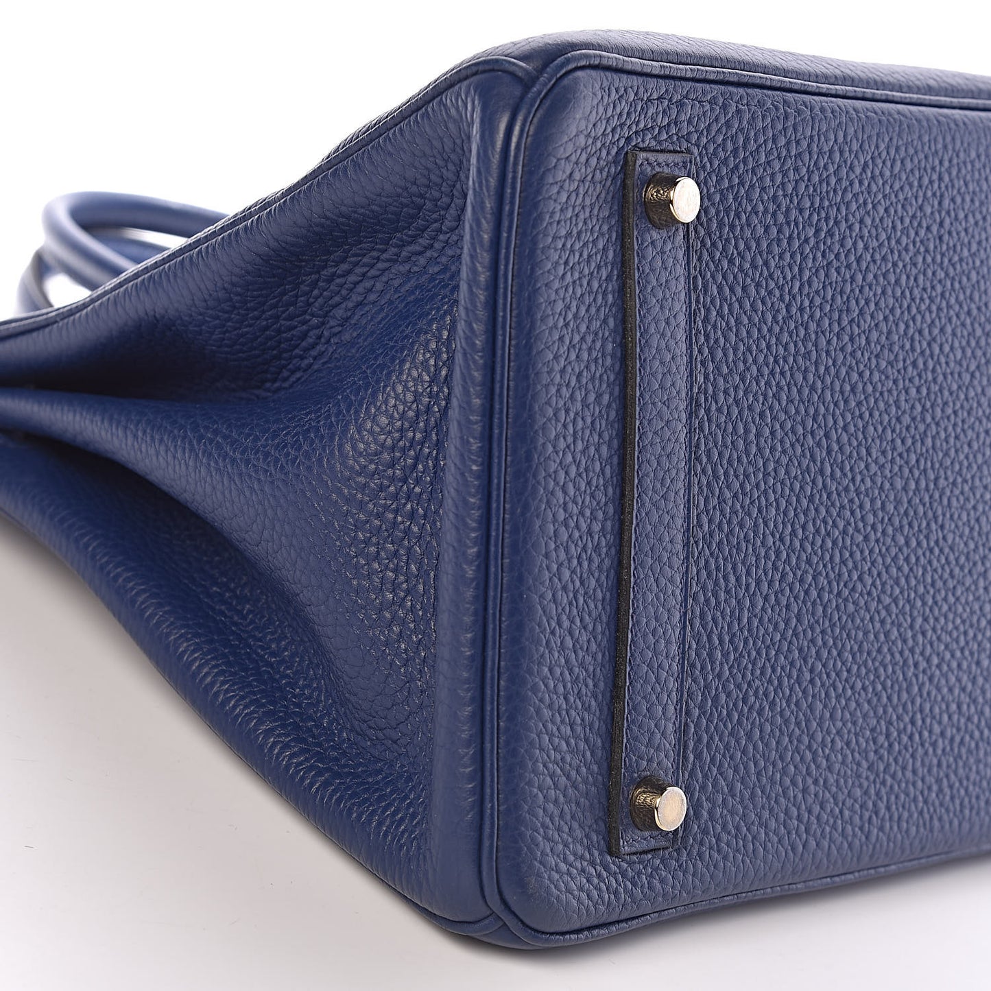 Taurillon Clemence Birkin 35 Bleu Saphir