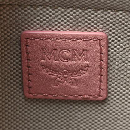 MCM Visetos Small Aren Hobo Blossom Pink 6 of 10