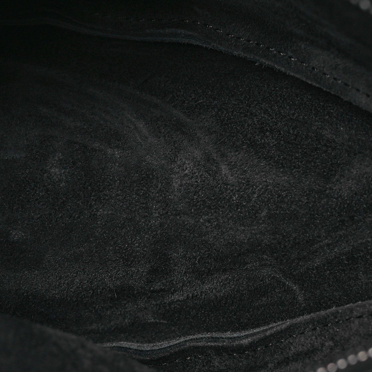 The Row Smooth Calfskin Small Slouchy Banana Bag Black 5 of 11