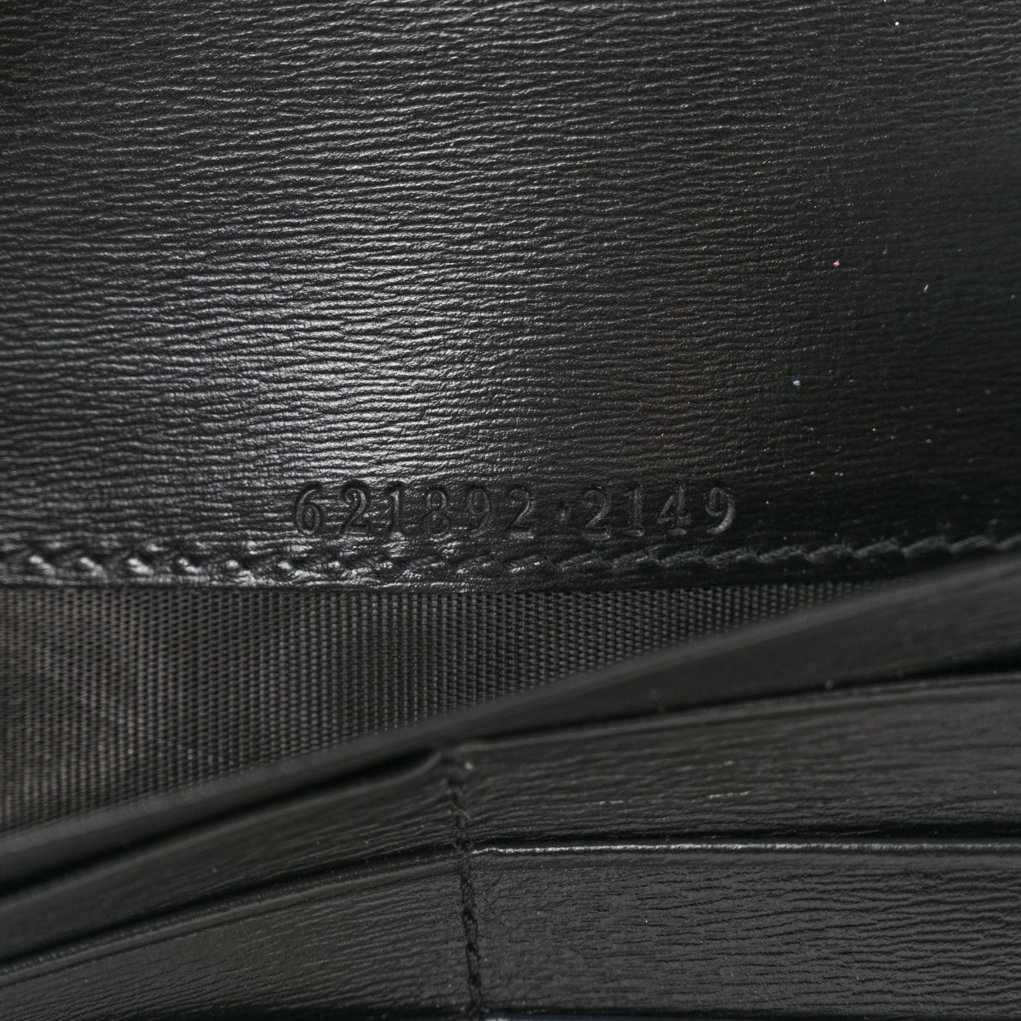 Boarded Plutone Calfskin Horsebit 1955 Wallet On Chain Black