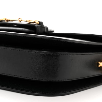 Gucci Azalea Calfskin Horsebit 1955 Shoulder Bag Black 9 of 10