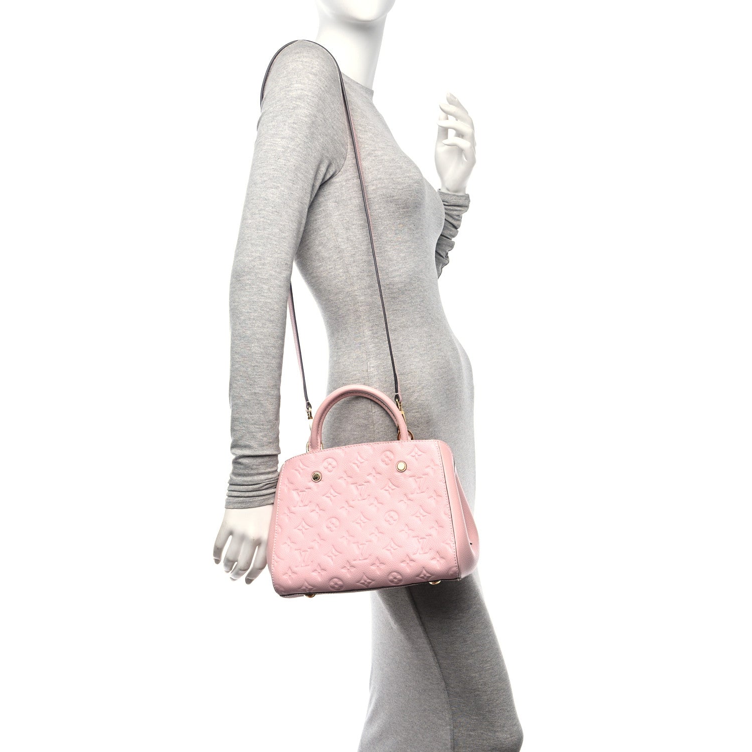 Louis Vuitton Empreinte Montaigne BB Rose Poudre 2 of 10
