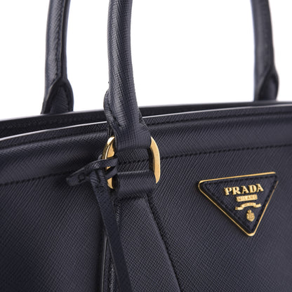 Prada Saffiano Lux Parabole Tote Baltico 10 of 12