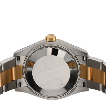 Rolex Stainless Steel 18K Yellow Gold Diamond 31mm Oyster Perpetual Datejust Watch Slate Roman 278273 4 of 5