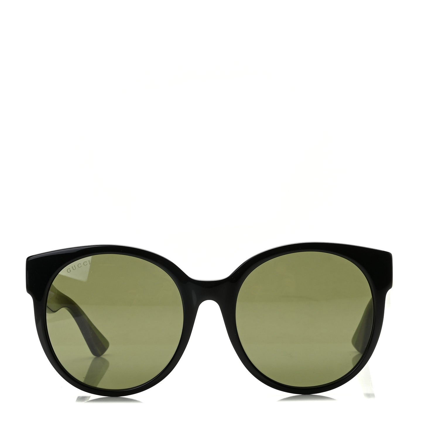 Acetate Round Web Sunglasses GG 0035S Black