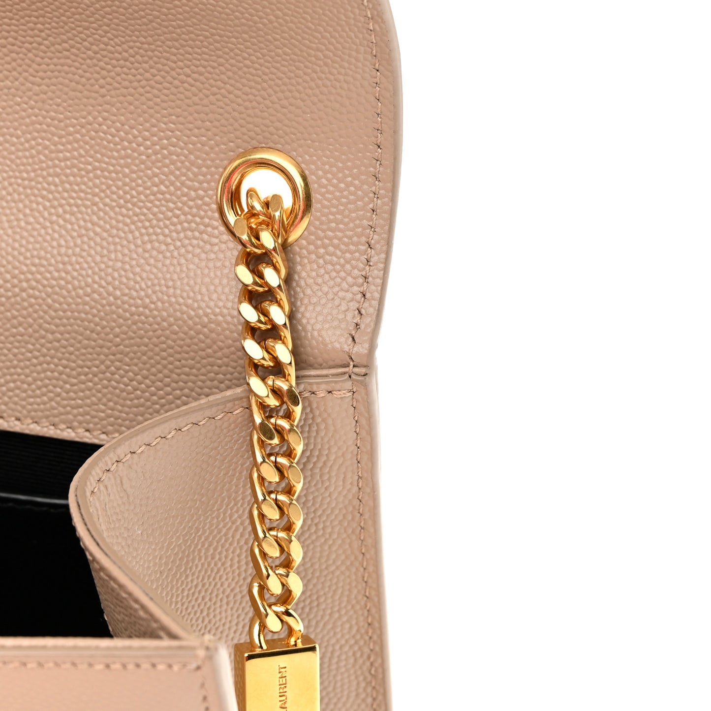 Grain De Poudre Medium Monogram Kate Satchel Dark Beige