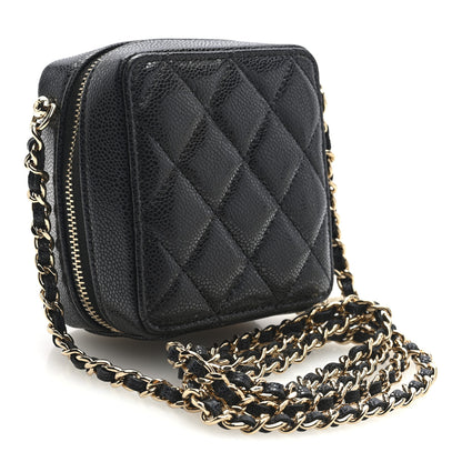 Chanel Caviar Quilted Clutch With Chain Black 3 of 10
