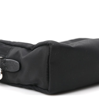 Prada Re-Nylon Vela Saffiano Wristlet Black 9 of 10