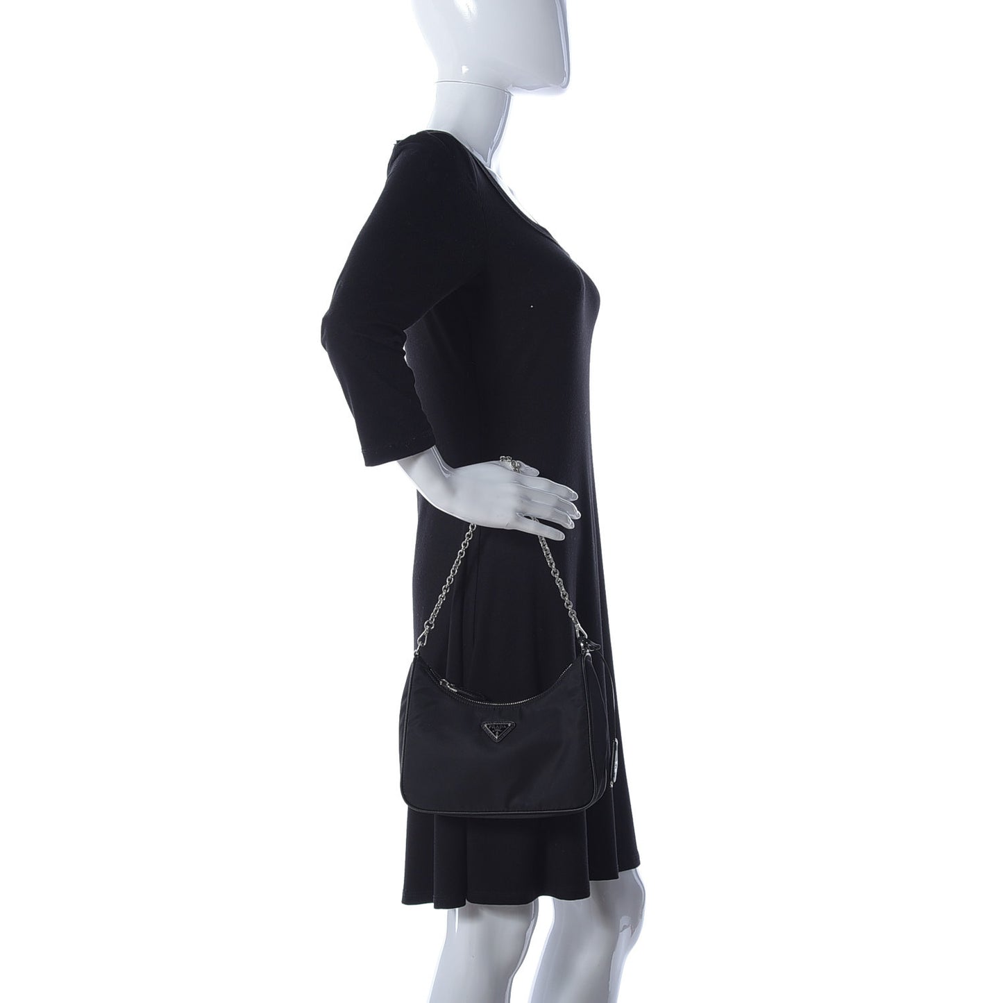 Nylon Re-Edition 2005 Shoulder Bag Black